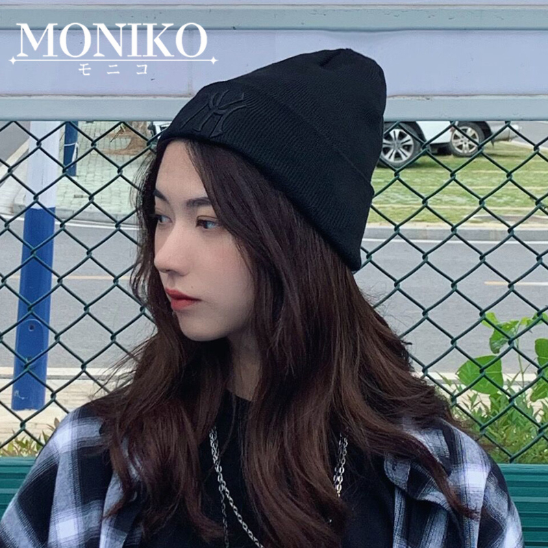 MONIKO หมวกไหมพรม หมวกแฟชั่นเกาหลี ใส่ได้ทั้งชายและหญิง