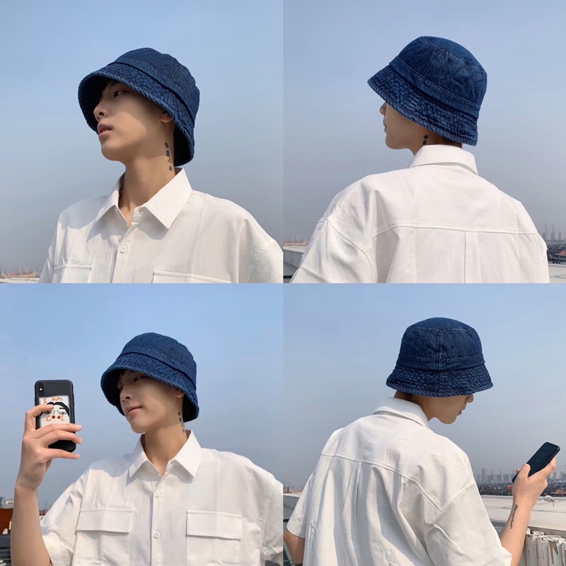 [MY-hat] หมวกบักเก็ต ผ้ายีน
