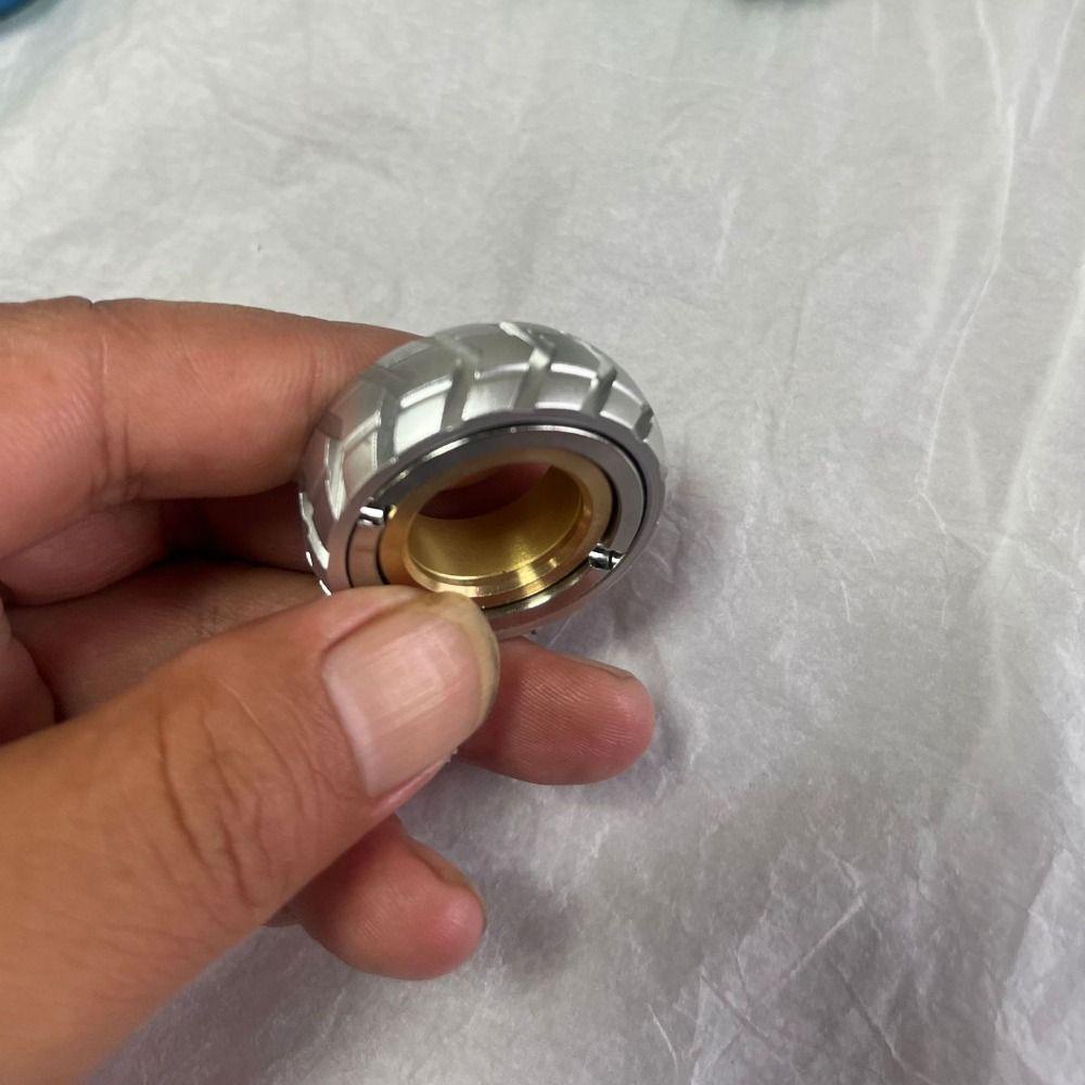 Maywi Fidget Edc แหวนกลไกโลหะ บรรเทาความเครียด แก้เครียด
