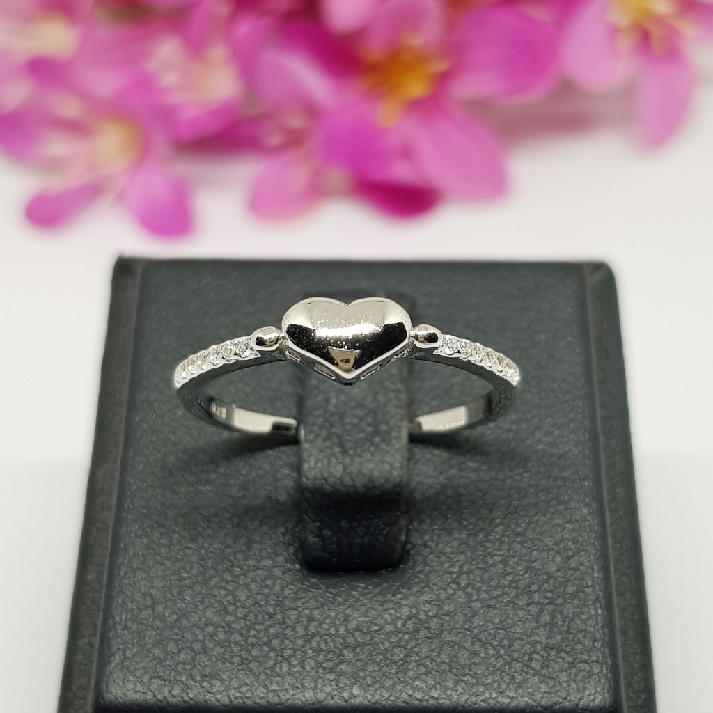 Memorine Jewelry แหวนเงินแท้ 925 ฝังเพชรสวิส (CZ) : ONLR243