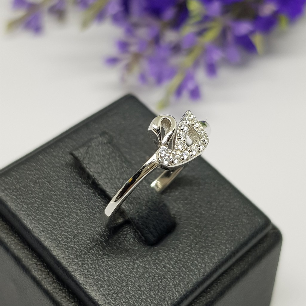 Memorine Jewelry แหวนเงินแท้ 925 ฝังเพชรสวิส(CZ) : ONLR343