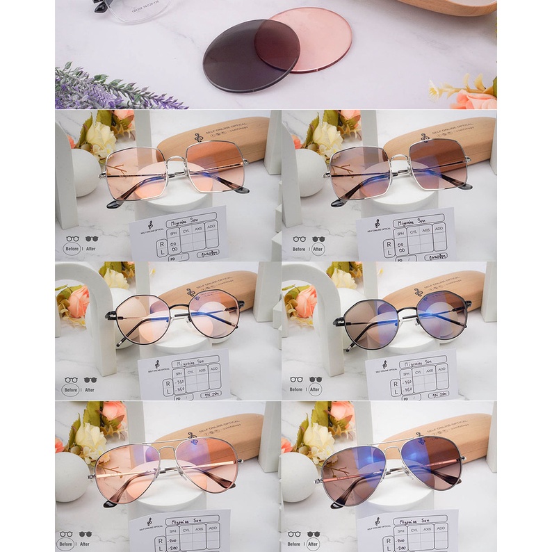 Migraine Sun Lens | เลนส์กันแดดสี FL-41 + ปรับแสง สำหรับผู้มีปัญหาไมเกรน