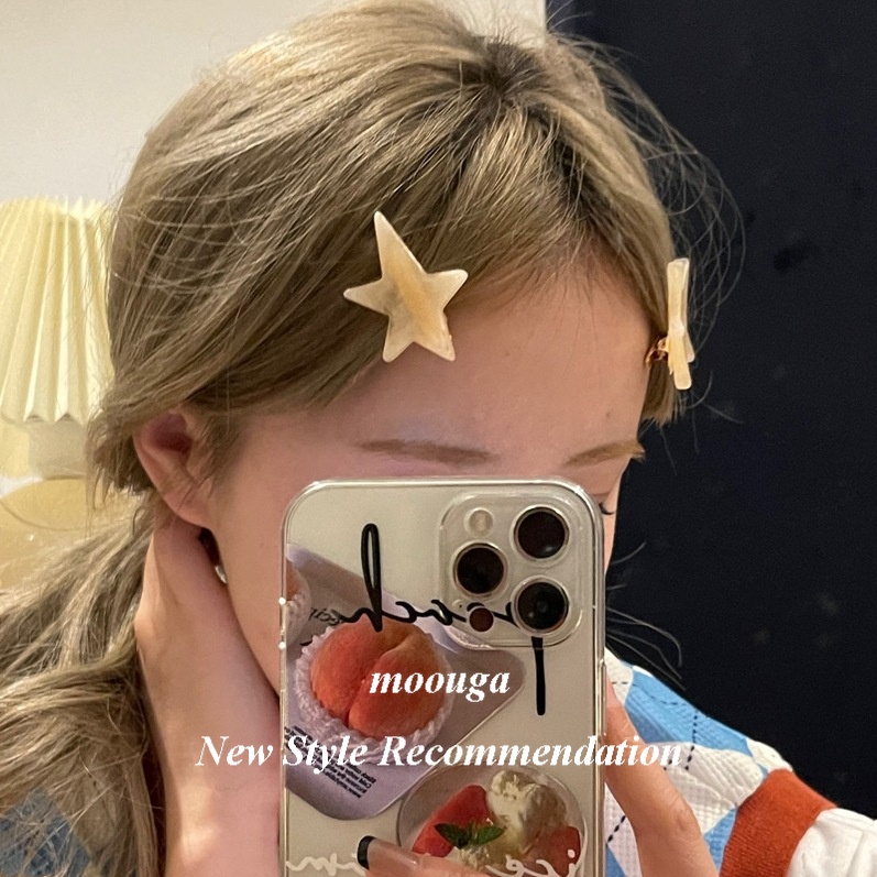 Moouga/ กิ๊บติดผม รูปดาวห้าแฉก น่ารัก สําหรับผู้หญิง