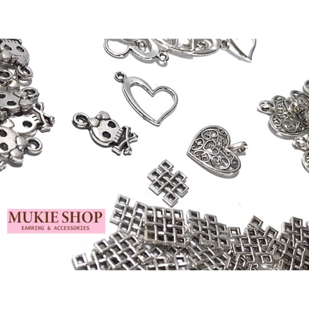 Mukie shop DIY จี้ กรอบเรซิ่น จี้โปร่งแบบต่างๆ เรซิ่น แพ็ค 5,10,20 ชิ้น มุกี้ ช้อป V.3