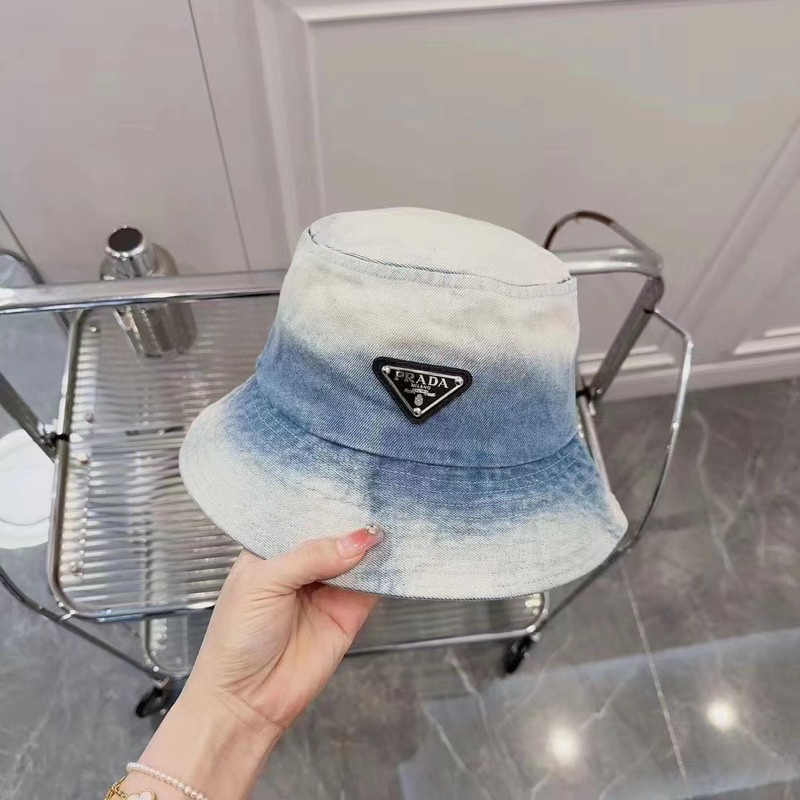 NEW แฟชั่นหมวกบักเก็ตปราด้า สินค้ามาใหม่พร้อมส่ง