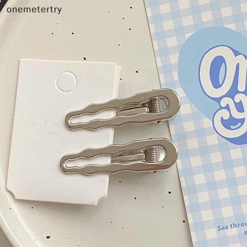 Onem กิ๊บติดผม โลหะ สีเงิน ปากจระเข้ เครื่องประดับ สําหรับผู้หญิง