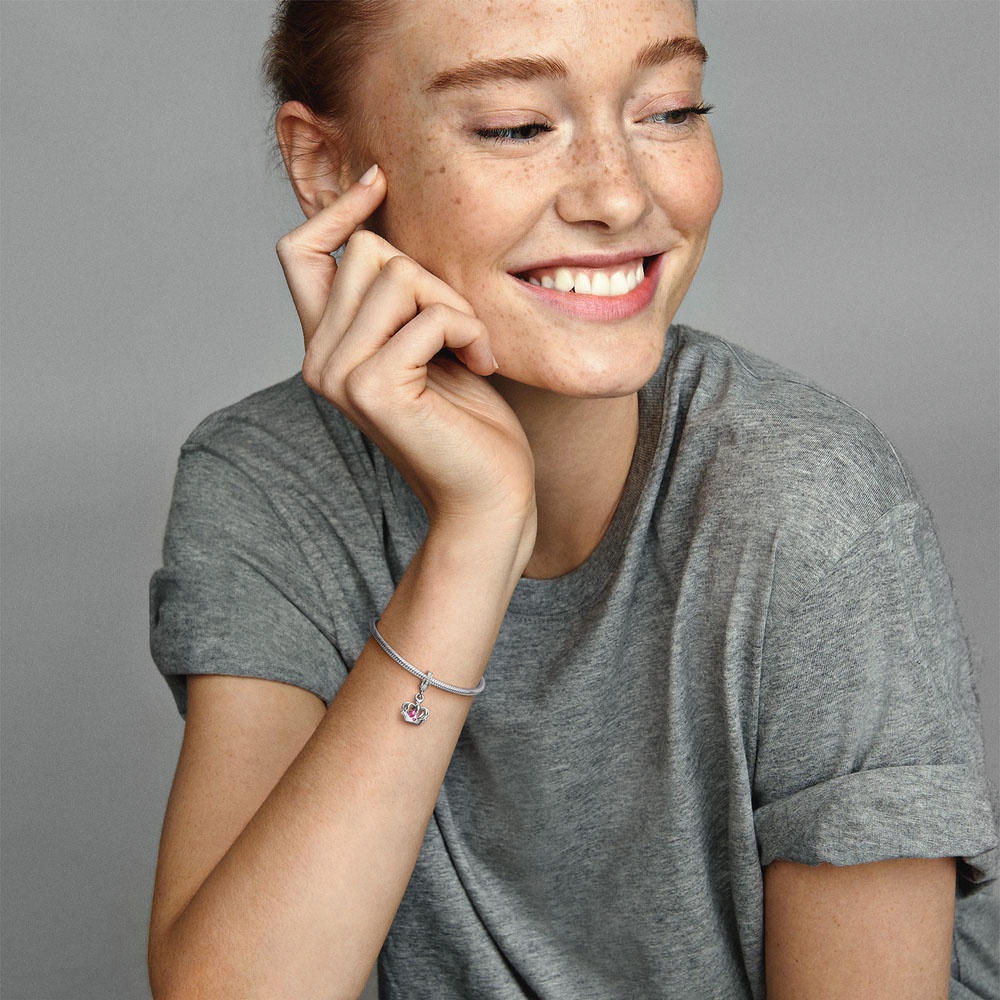 Pandora มงกุฎแขวน ของขวัญคริสต์มาส สําหรับเด็กผู้หญิง p927