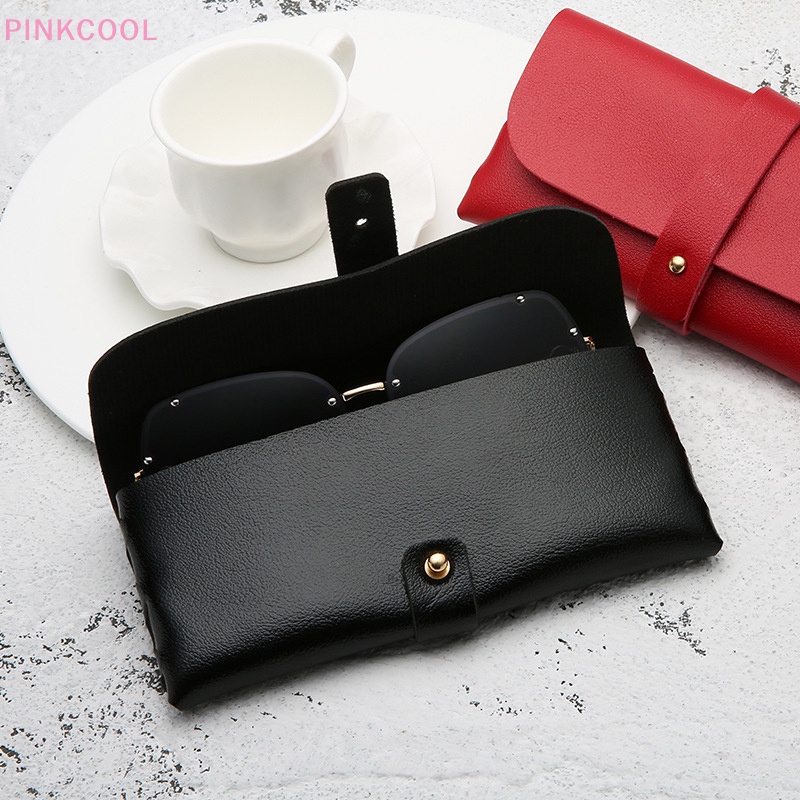 Pinkcool กระเป๋าหนังนิ่ม แบบพกพา สําหรับใส่แว่นตากันแดด
