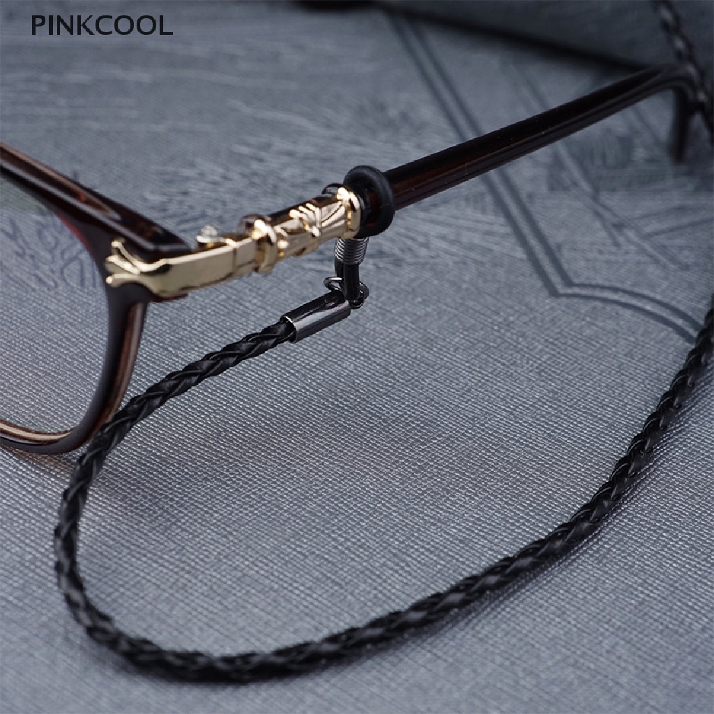 Pinkcool สายคล้องแว่นตากันแดด หนังถัก แบบหนา