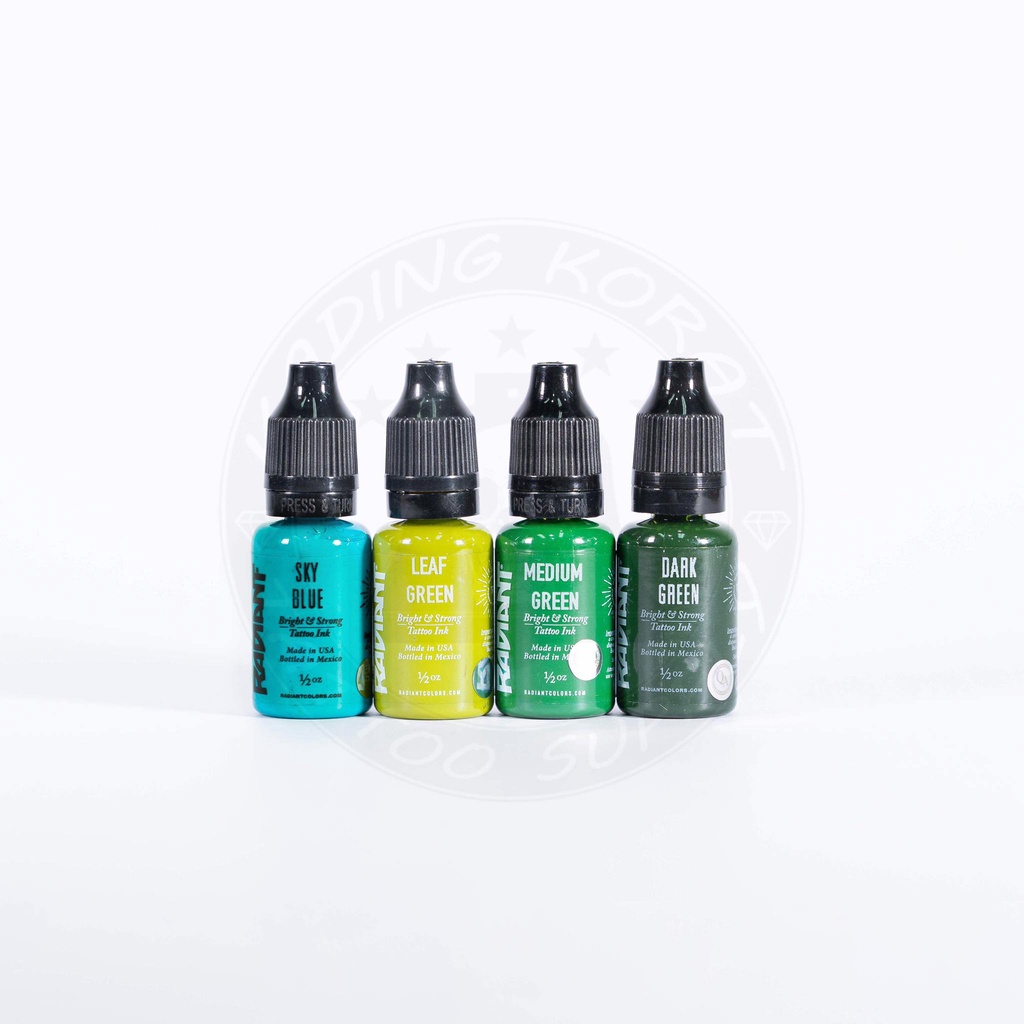 Radiant Colors Tattoo Ink  ครึ่งออนซ์ นำเข้าจาก USA สีสำหรับงานสัก หมึกสัก