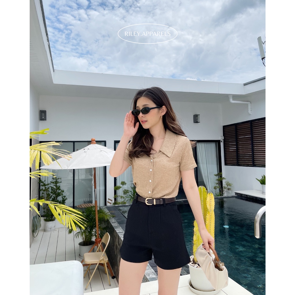 Riley.apparels - Unnie belt เข็มขัดอะไหล่ทอง