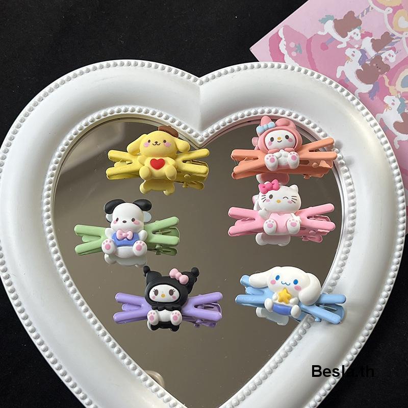 SANRIO กิ๊บติดผม กิ๊บติดผม ลายการ์ตูน Hello Kitty น่ารัก เรียบง่าย สําหรับเด็กผู้หญิง