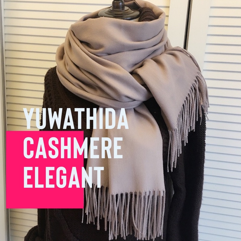 SCARF CASHMERE สีพื้น สวยงาม ผ้าหนา ELEGANT มากๆจ้า