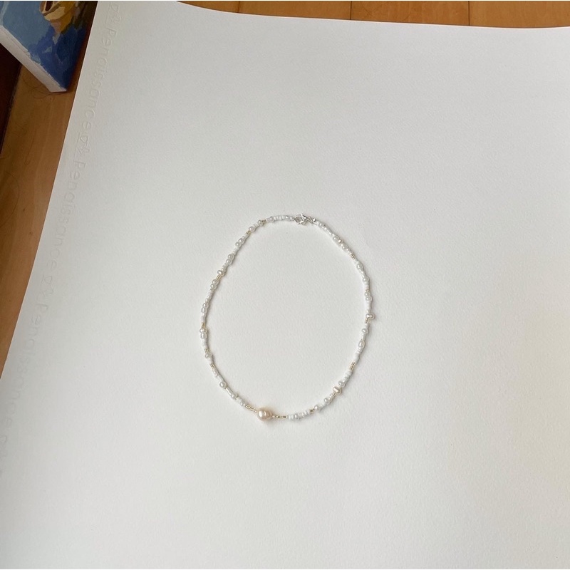 SMB - สร้อยคอลูกปัดรุ่น Blanca☁️