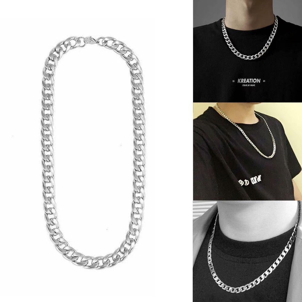 SOFTNESS 5/7/9/MM Cuban Chain Gold Silver Cool Punk Gothic Heavy Link