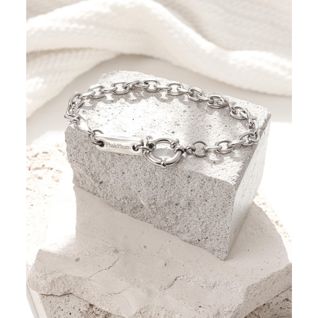 Salasa ข้อมือสแตนเลสรุ่นใหม่ ดีไซน์สุดเก๋  unisex  ใส่ได้ทั้งผู้หญิงและผู้ชาย  วาเลนไทน์ valentine