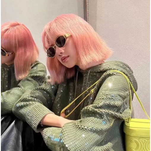 Serin Lisa แว่นตากันแดด กรอบสีทอง สไตล์วินเทจ สําหรับผู้หญิง