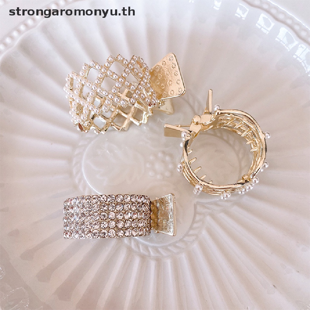 Strongaromonyu กิ๊บติดผมหางม้า รูปหางปลาฉลาม ป้องกันการหย่อนคล้อย สําหรับผู้หญิง