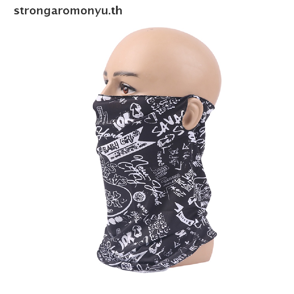 Strongaromonyu หน้ากากพังก์ ป้องกันรังสียูวี แฟชั่นฤดูร้อน สําหรับผู้ชาย และผู้หญิง 1 ชิ้น