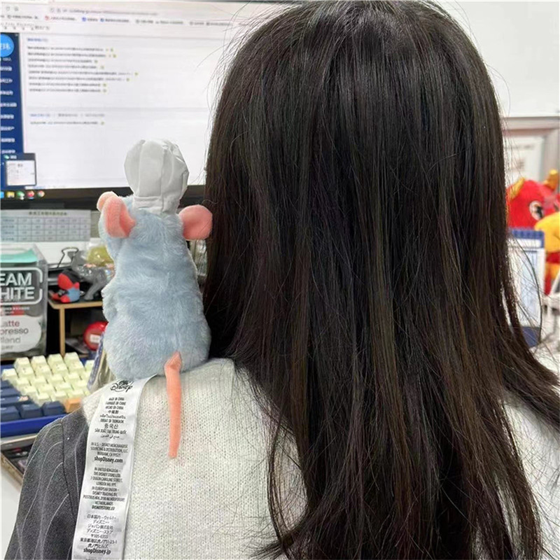 Tiktok Ratatouille ที่คาดศีรษะ รูปตุ๊กตา ผ้ากํามะหยี่ขนนิ่ม ปีกกว้าง เครื่องประดับ สําหรับล้างหน้า