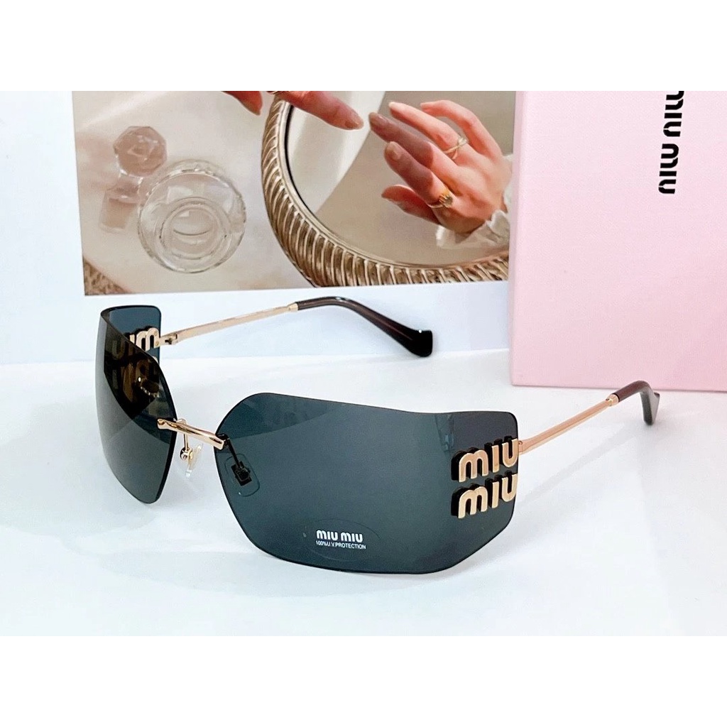 [Top Daigou Version] MIUMIU แว่นตากันแดด MU54YS สําหรับผู้หญิง