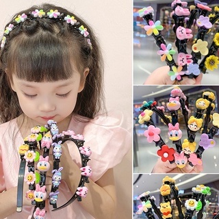 Uyoungit คาดผมแบบกิบในตัว 2 ชั้น สไตล์เกาหลี จัดทรงได้ง่าย ลายน่ารัก Q-104