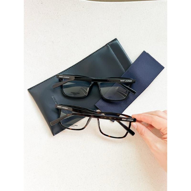 YSL SL505/F Saint Laurent กรอบแว่นสายตา มินิมอล ร้านแอมของแท้เท่านั้นค่า