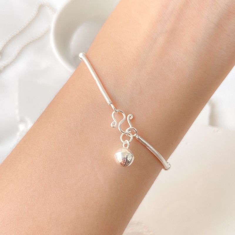 Yourdays/Silver bracelet/สร้อยข้อมือเงินแท้/สร้อยข้อมือกระดูกงู
