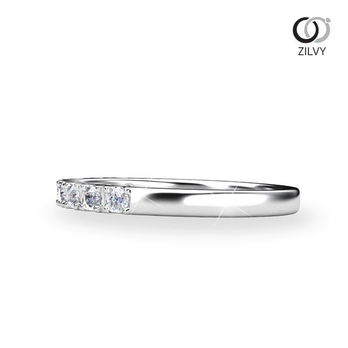 Zilvy - แหวนหญิงเพชรน้ำร้อย 0.18 กะรัต (GR1024)