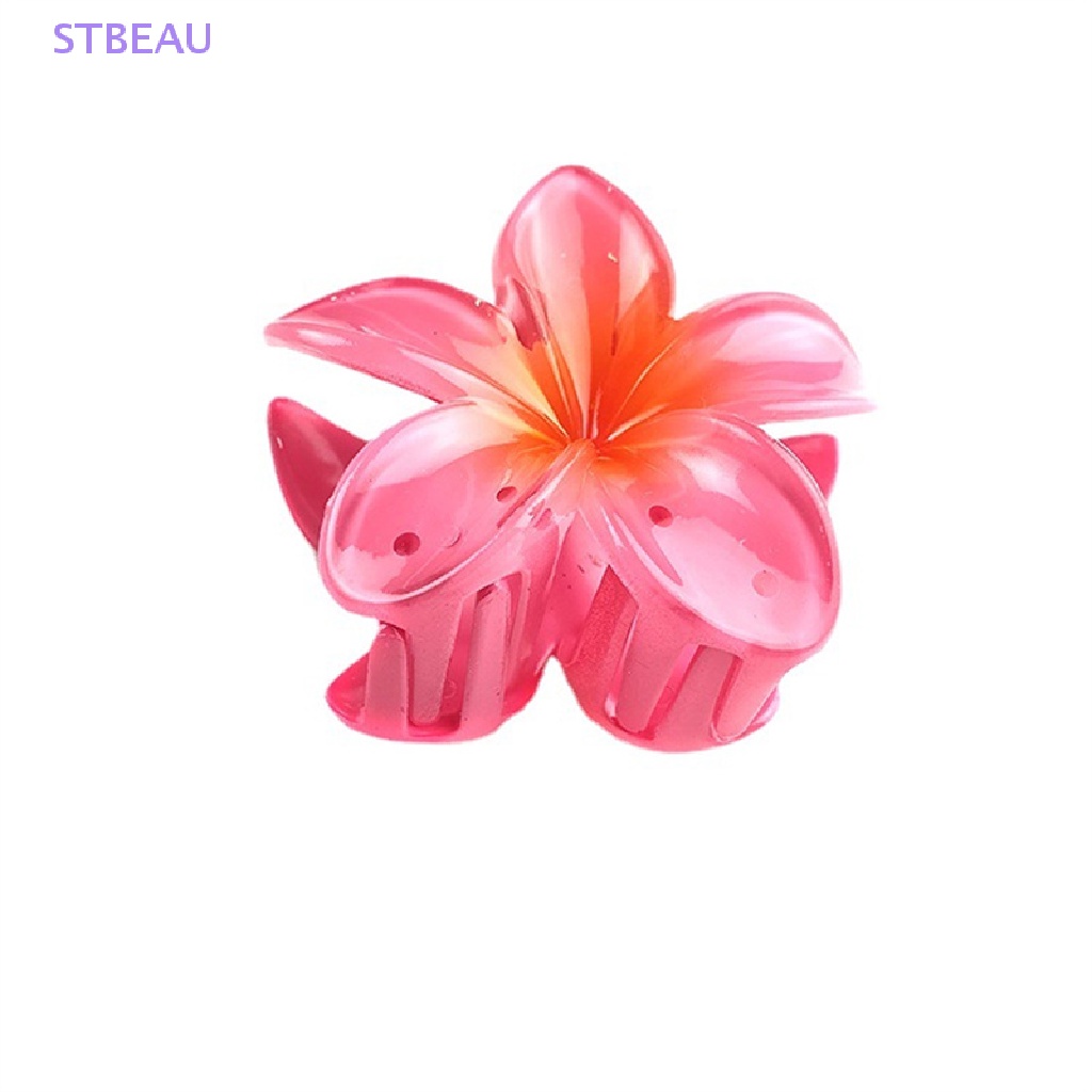 [cxSTBEAU] กิ๊บติดผม ลายดอกไม้ ขนาดใหญ่ สไตล์ฮาวาย หนา อุปกรณ์เสริมผม MME