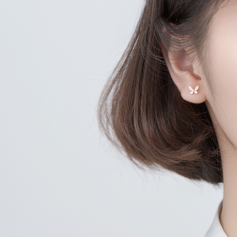 earika.earrings - Buttervine collection รวมต่างหูก้านเงินแท้ลายผีเสื้อสีหวาน ผิวแพ้ง่ายใส่ได้