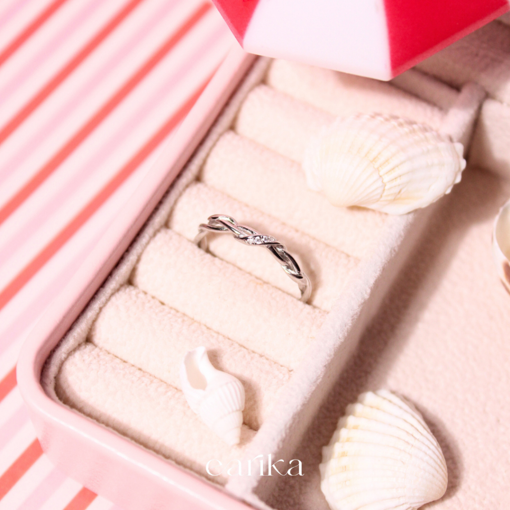 earika.earrings -  liana of the soul ring แหวนคู่เกลียว เงินแท้ เหมาะสำหรับคนแพ้ง่าย