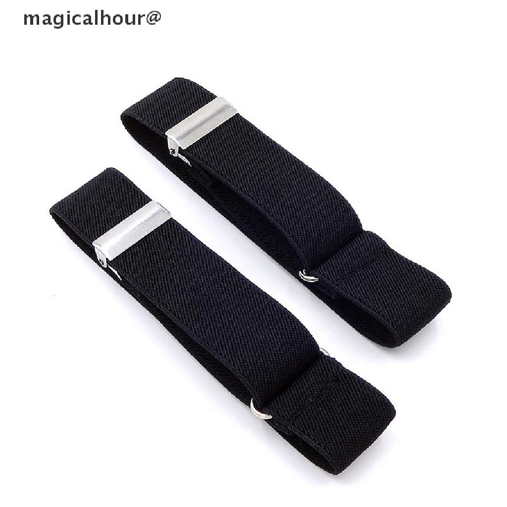 magicalhour Elastic Armband Shirt Sleeve Holder Women Men Fashion Adjustable Arm Cuffs Bands new