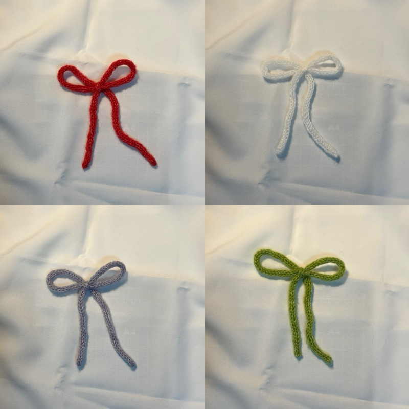 mohair bows   (โบว์ไหมพรม)