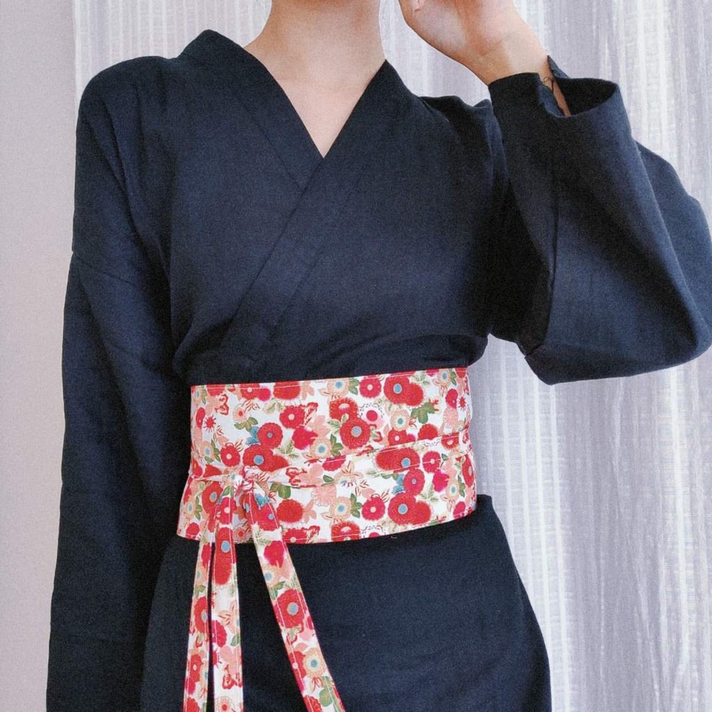 obi - kimono โอบิกิโมโน เซ็ต3 ผ้าคาดเอวญี่ปุ่น/ผ้าคาดเอวสไตล์ชาวฮั่น