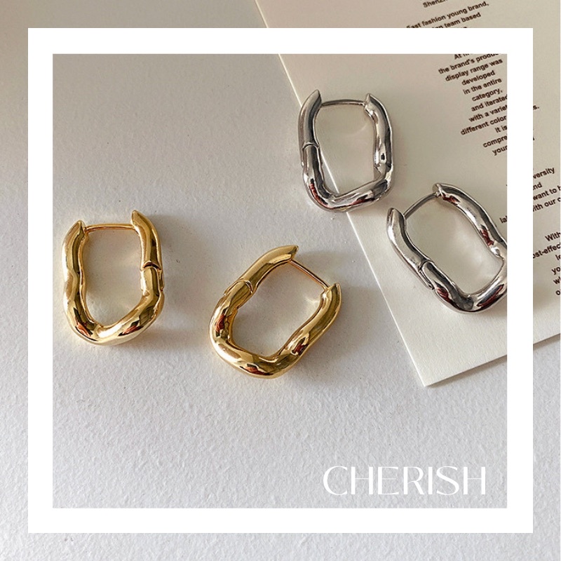 [silver 925S][CHERISHxMIHREH] ต่างหูทำจากเงิน s925 [CR11]