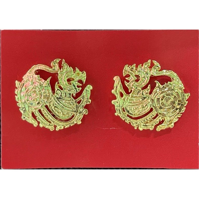 กนกคอสิงห์ แบบลายไทย-แบบก้นหอย