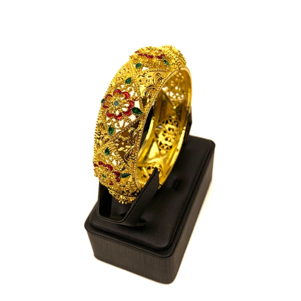 กำไลข้อมือสีทอง ลายไทย สินค้าพร้อมจัดส่งจากประเทศไทย จัดส่งภายใน 2-4 วัน