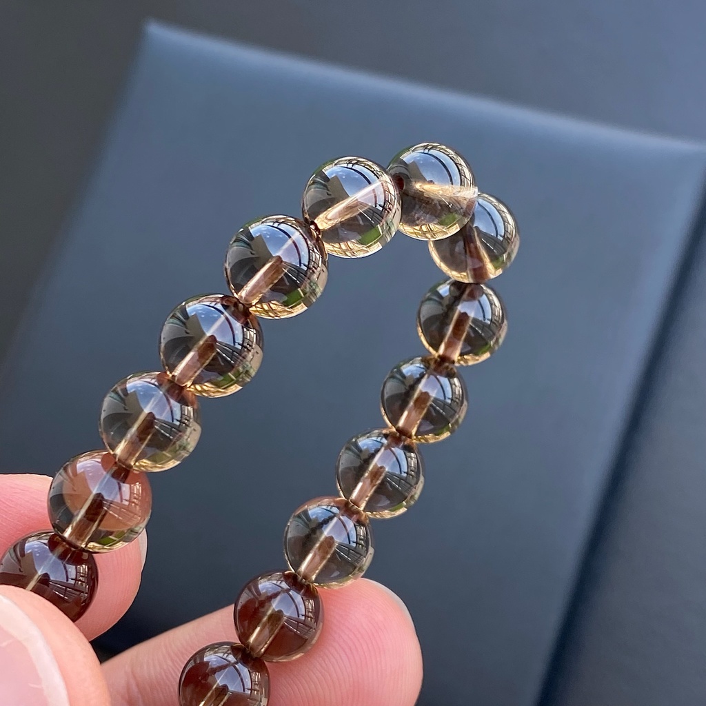 กำไลหินแท้ สโมคกี้ควอตซ์ (Smoky Quartz) 6-10mm