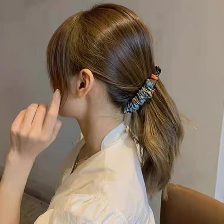 กิ๊บกล้วยติดผมพร้อมส่ง Fabric Banana Clip กิ๊บเกาหลี กิ๊บกล้วย กิ๊บแฟชั่น