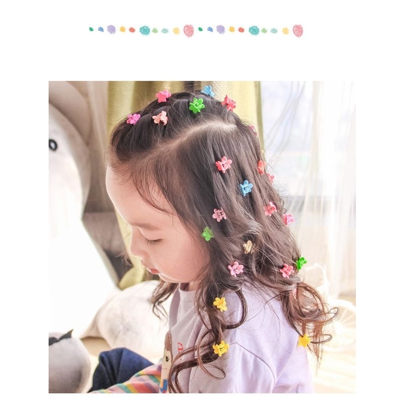 กิ๊บจิ๋ว แผง 10ตัว พร้อมส่ง 7ลาย