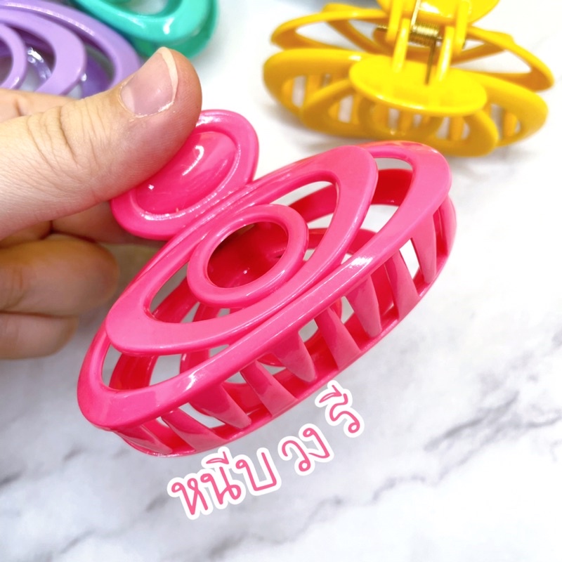 กิ๊บตัวใหญ่ หนีบวงรี (แพ้ค6ชิ้น/39.-)  พร้อมส่งค่ะ #FCC #ZA