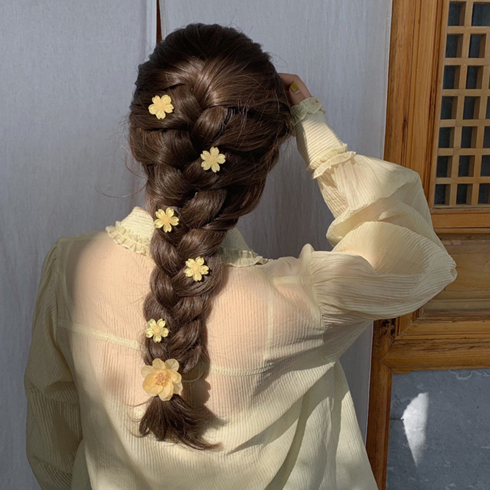 กิ๊บติดผม รูปดอกซากุระน่ารัก ขนาดเล็ก เครื่องประดับ สําหรับผู้หญิง 5 แพ็ก