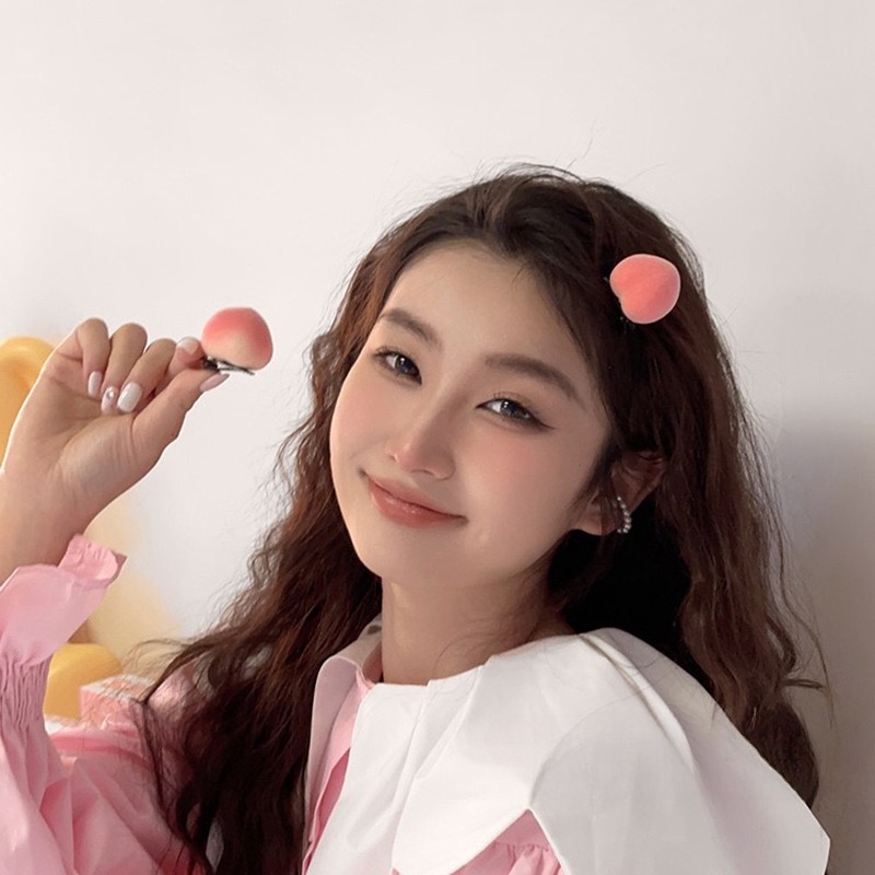 กิ๊บติดผม รูปผลไม้ สตรอเบอร์รี่จําลอง แบบตลก น่ารัก