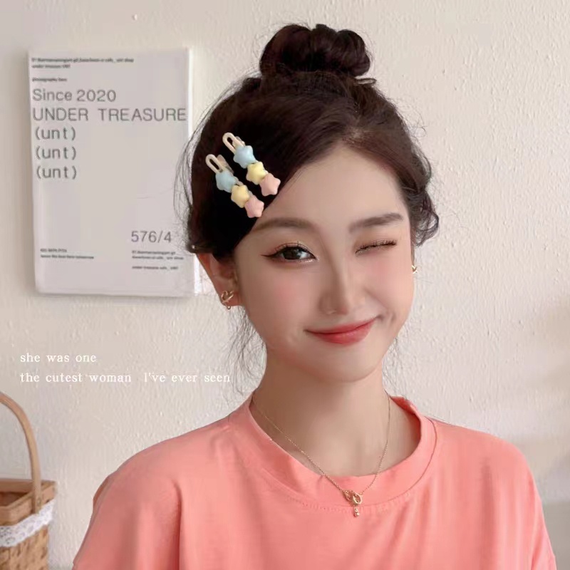 กิ๊บติดผม ลายการ์ตูนหมีน่ารัก สําหรับเด็กผู้หญิง