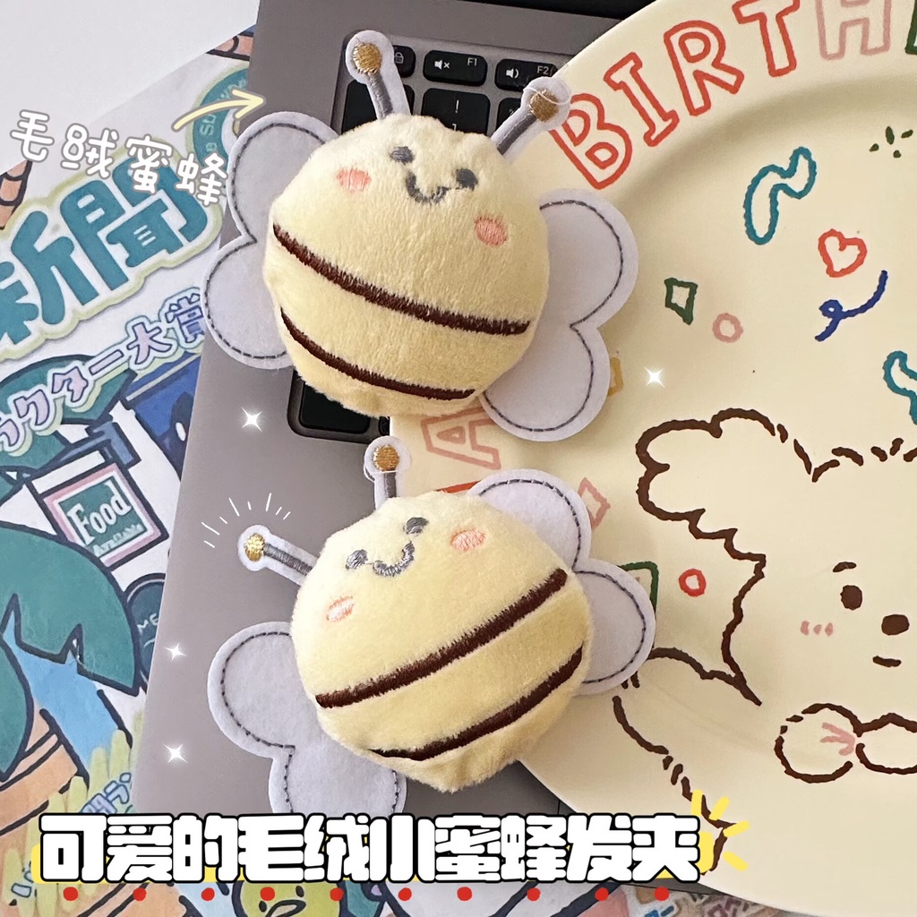 กิ๊บติดผม อเนกประสงค์ ลายการ์ตูนผึ้ง เป็ดน่ารัก สไตล์เกาหลี สําหรับผู้หญิง