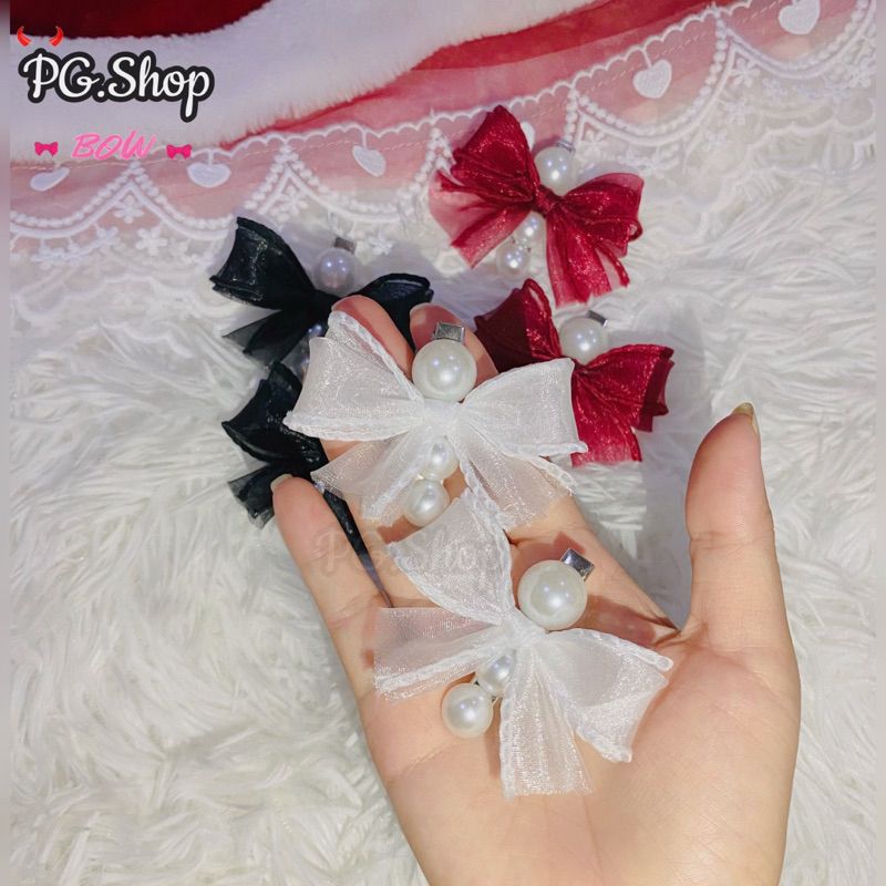กิ๊บติดผม แต่งมุกน่ารักปุกปิ๊ก มี3 สี พร้อมส่ง