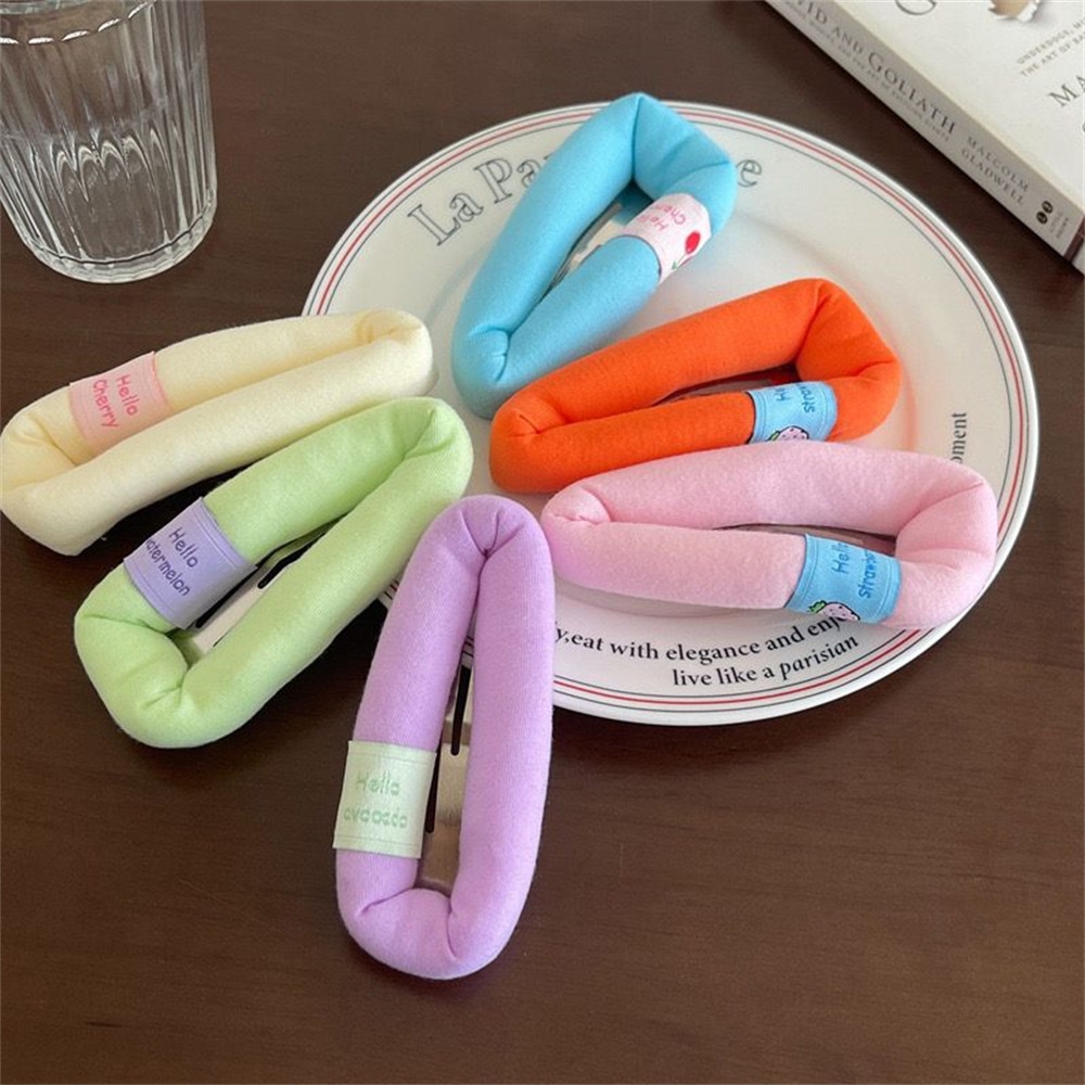 กิ๊บติดผมฟองน้ํา ขนาดใหญ่ น่ารัก สีครีม เครื่องประดับ สําหรับผู้หญิง