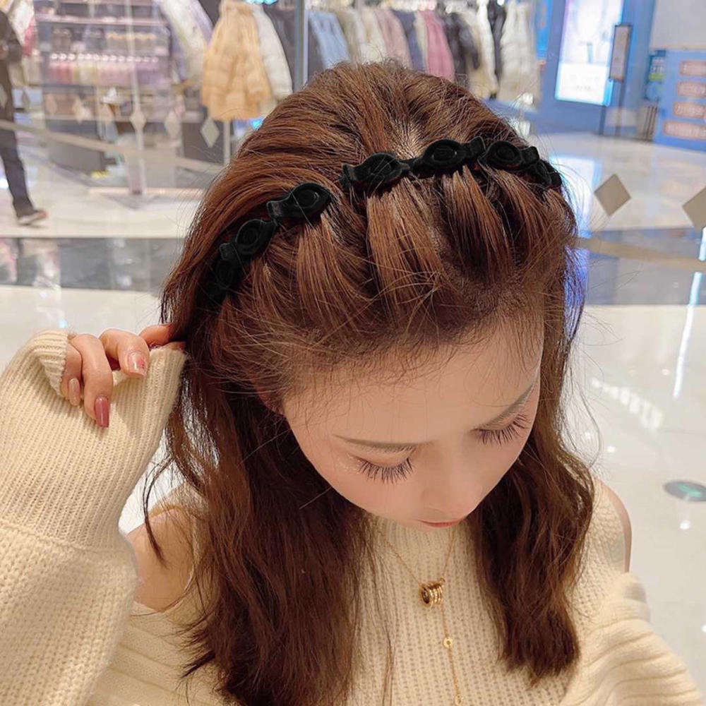 กิ๊บติดผมหน้าผาก แบบถัก รูปปากเป็ด ขนาดเล็ก เครื่องประดับ สําหรับผู้หญิง