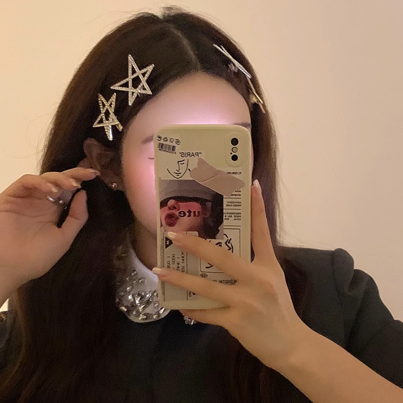 กิ๊บติดผมหน้าม้า รูปดาว เป็ด วิบวับ ไม่ซ้ําใคร สําหรับเด็กผู้หญิง สาวหวาน